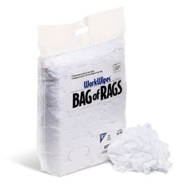 Workwipes New White T-Shirt in Bag 1 bag WIP554
